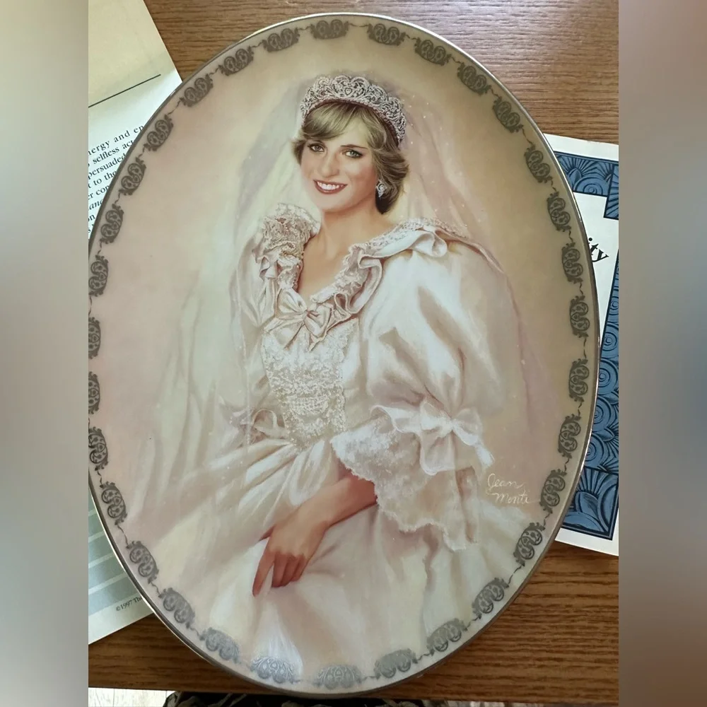 Princess Diana: Queen of Our Hearts 1997 Bradford Exchange Collector Plate EUC